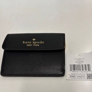 Kate spade black bifold black leather wallet***